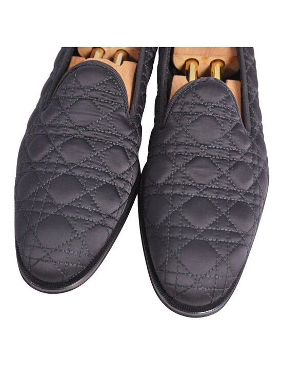 Dior Loafers Slip on Cannage Business Shoes